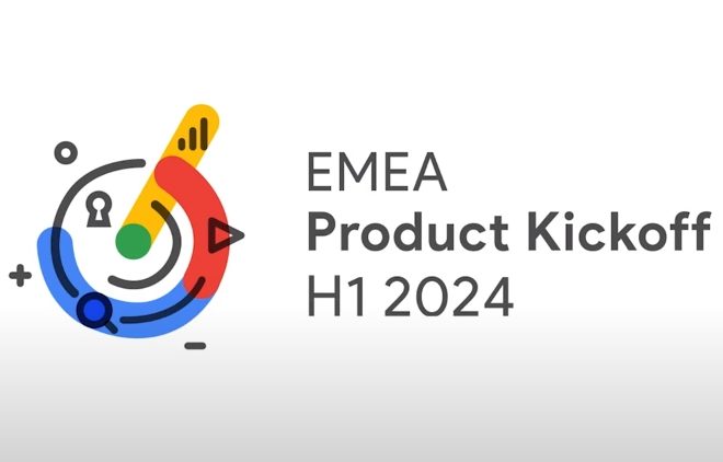 Titel Bild Google EMEA Produkt Kickoff 1. Halbjahr 2024