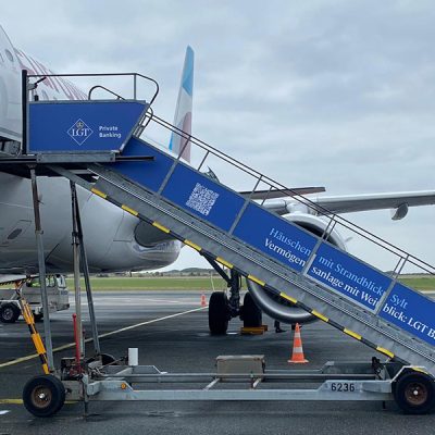 Crossmedia und Spezialumsetzung: LGT Private Banking in Hamburg